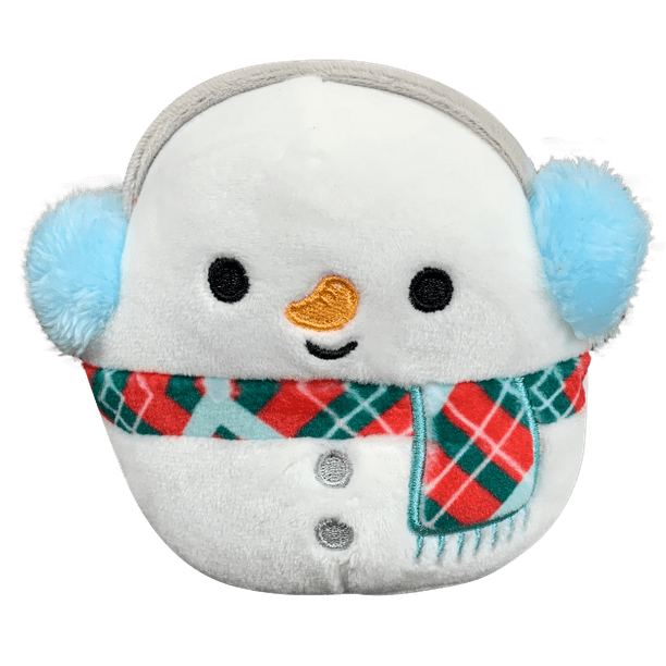 10 inch Snowman Christmas Decorations Great Christmas for Kids Set of 4 4Es Novelty Christmas Snowman Plush Stuffed Animal